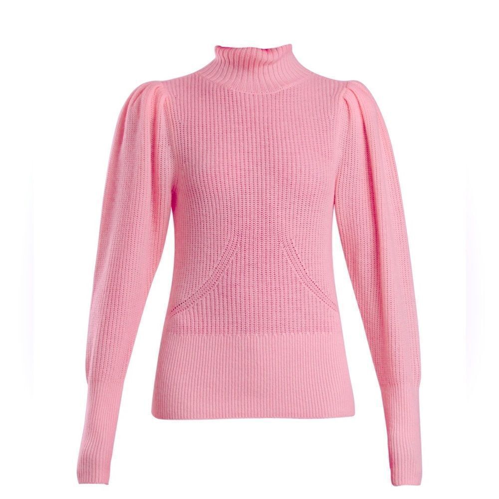 Frame Denim Pink Turtleneck Sweater